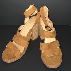 Brown Suede Heels